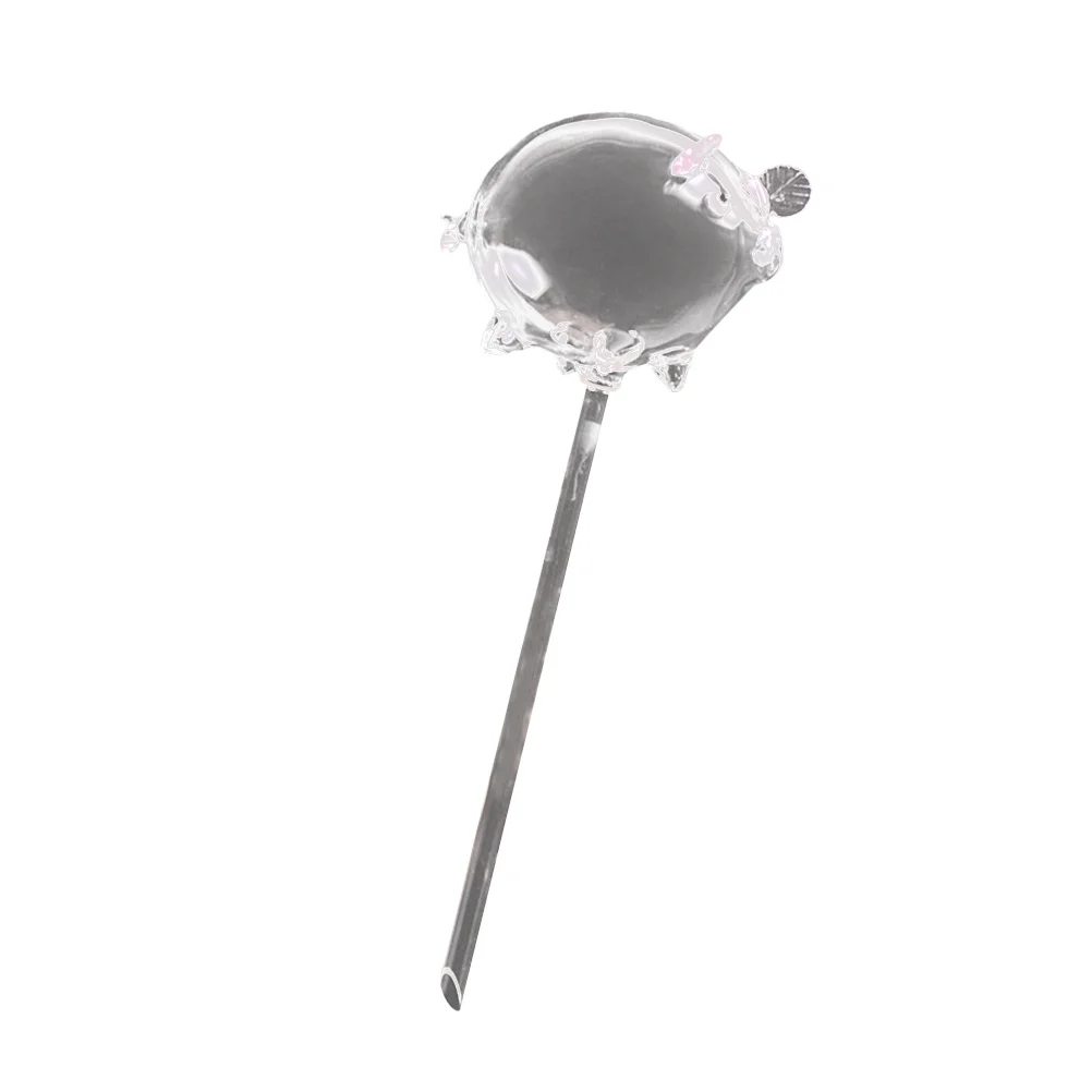 

Durable Glass Piggy Automatic Watering Device Bright Unbreakable for Various Plants Patio Lawn Garden Use Glass Watering Device