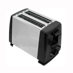 2 Slices Bread Toaster Automatic Double Side Baking Toaster Fast Heating Stainless Steel 6 Toast Settings for Bread Bagel Waffle