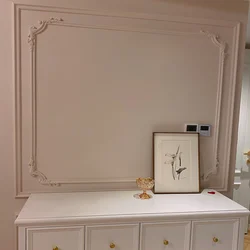 French PU corner flower background wall shape imitation plaster American ceiling decoration corner flower carved wall decoration