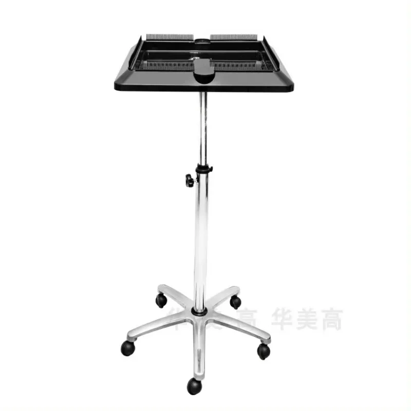 Beauty Salon Rolling Cart Tool Trolley for Hair Extension and Coloring Hairdressing Station with Wheels