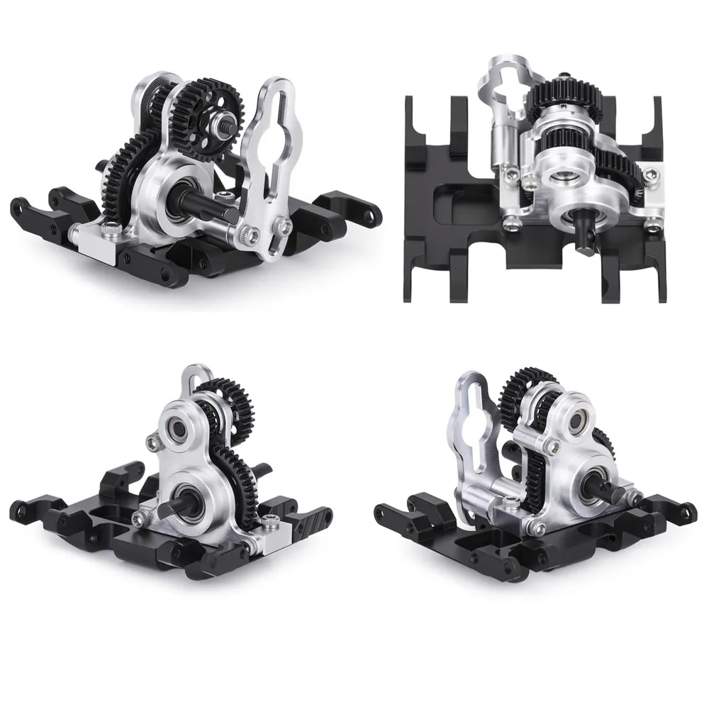 OGRC Aluminum Transmission 2.68:1Gearbox Upgrade Parts For Axial SCX24 C10 JEEP AX24 1/24 RC Crawler Car Lightweight CNC Process