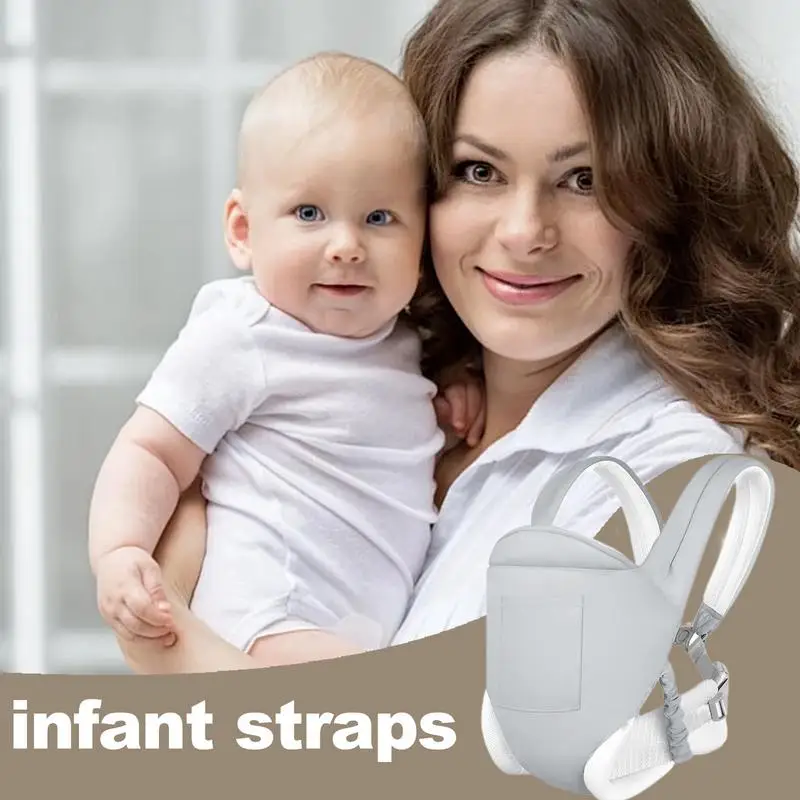 Marsupio per mamma petto anteriore madre Carry Toddler Wrap marsupio traspirante per tutte le stagioni per 0-36 mesi bambino per