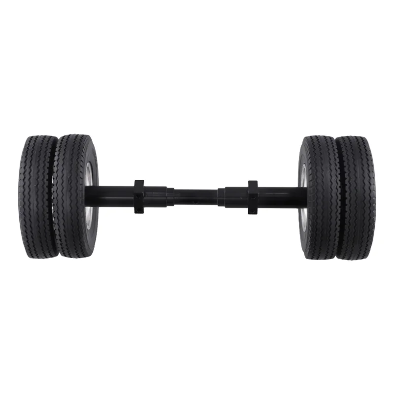 A04F-4 Stück Gummireifen ohne Power-Antriebswelle für 1/14 Tamiya-RC LKW Auto 770S 3363 FH16 MAN Diy Teile