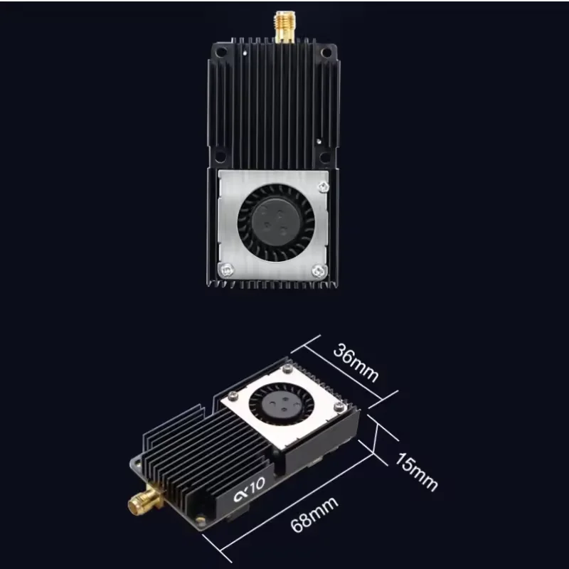 

Дрон AKK 10 Вт 5,8 ГГц сверхширокополосный 80-канальный FPV VTX Alpha 10 аксессуары для видеопередатчика