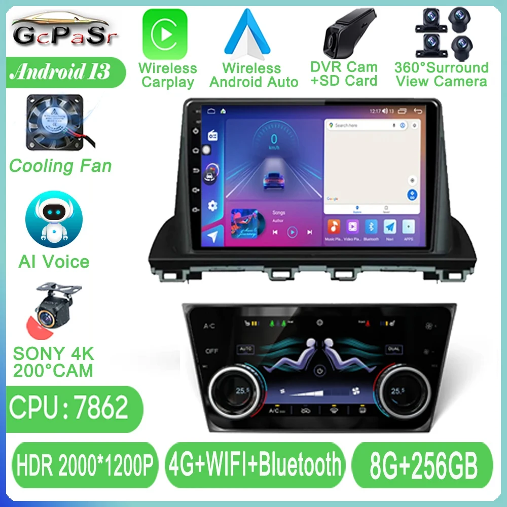 

Android Auto Car Multimedia Video Player For Mazda CX-4 CX4 CX 4 2016 2017 2018 Navigation GPS Autoradio 5G WIFI BT No 2din DVD