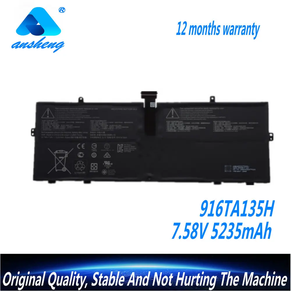 

NEW 916TA135H DYNZ02 Laptop Battery For Microsoft Surface Go 1943 12.4" 1 Laptop 7.58V 5235mAh 39.7Wh