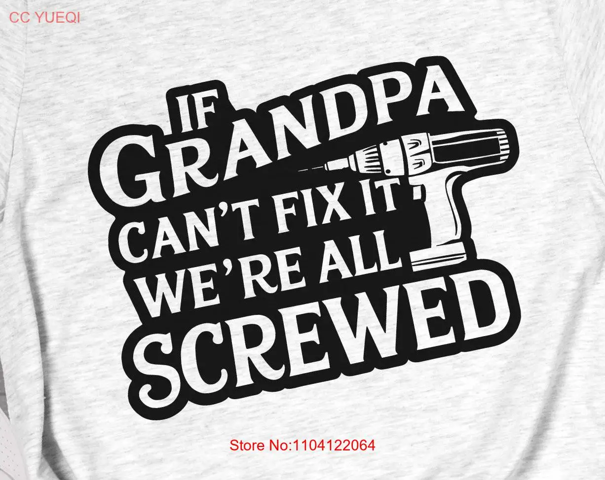 

Подарок на день отца, забавная рубашка дедушки, если не выправить это, поп-муж, папа, рождественский подарок, мужская футболка с длинными или короткими рукавами