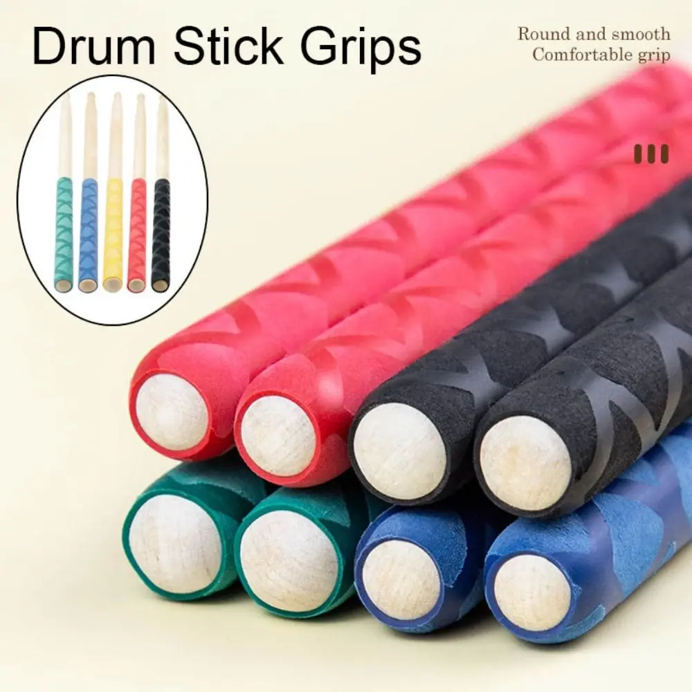 New 7A Drum Stick Grips Polyethylene 5A Drumstick Wrap Absorbed Wrap Drumsticks Grips Drum