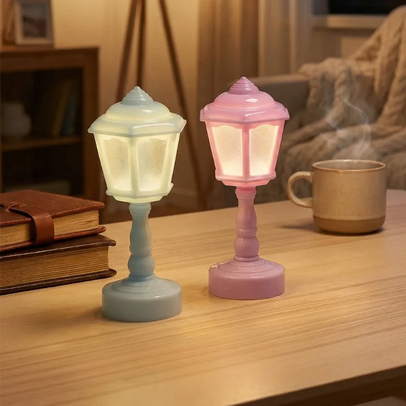LED Flower Bud Lamp Battery Geometric Desk Bedroom Decor Pathway Walkway Driveway Light Outdoor Courtyard Villa Landscape