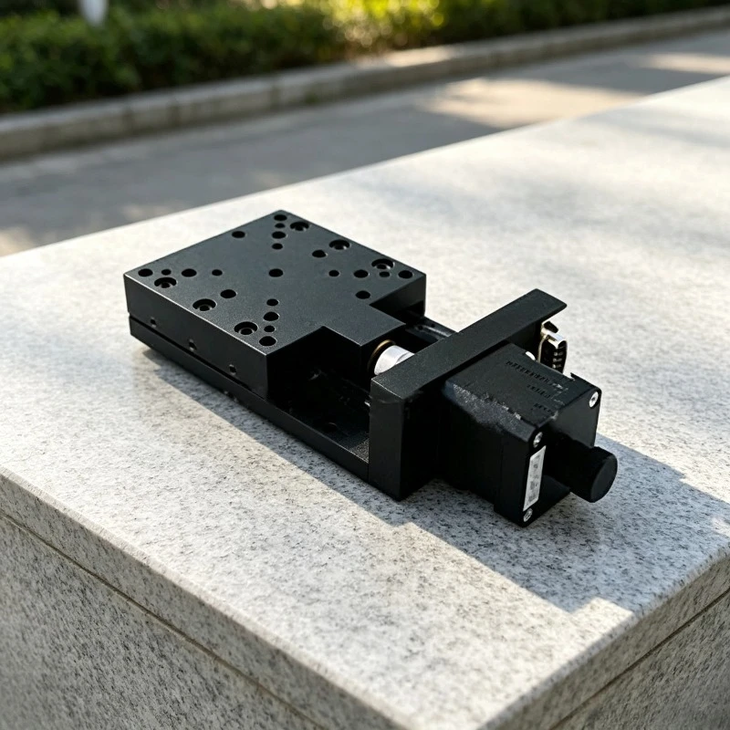 PT-GD102P High Precision Mini Motorized Translation Stage X-Axis Displacement Slide Optical Mount Lab Positioner