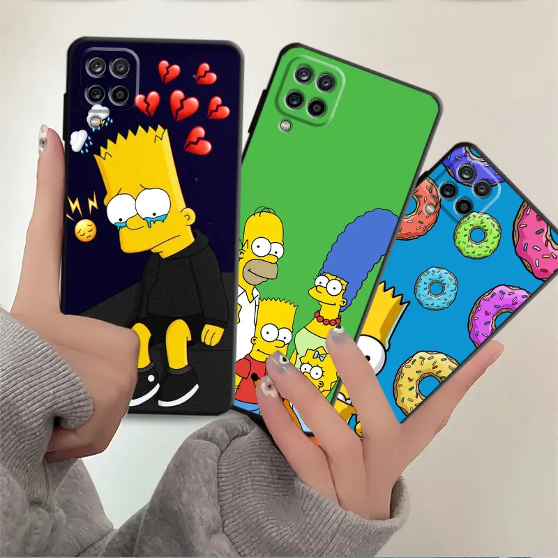 Coque de téléphone The Simpson Family pour Samsung, A52, A53, A54, A50, A71, A72, A73, A33, A34, A50, A50s, A13, A14, A21s, A23, A24, A32, A42, A51