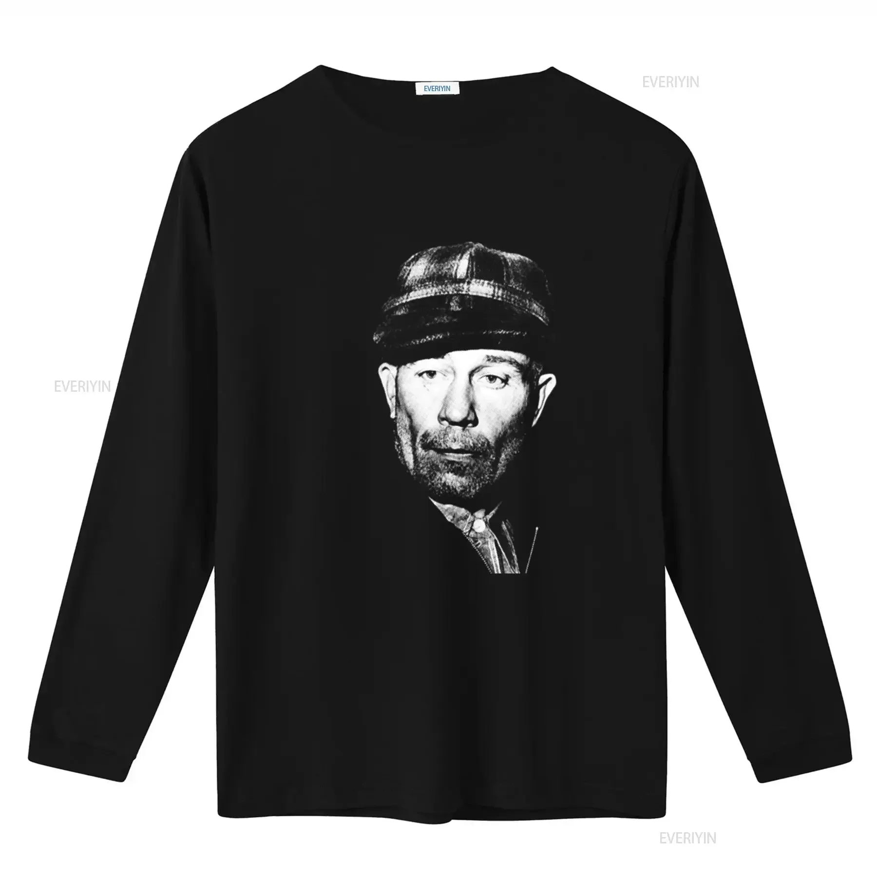 Edward Theodore Ed Gein Hand Screened Pre Shrunk 100 Cotton T Shirt Unique Print Comfortable Fit vintage Washed fashion Soft