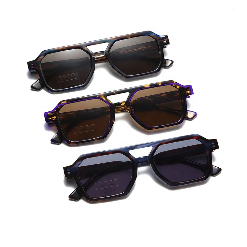 New Brand Designer Luxury Lamination Acetate Fashion Sunglasses Ready to Ship