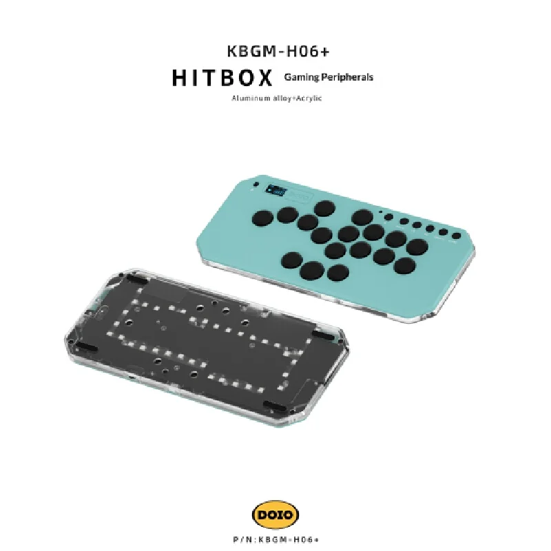 Ps5 Controller Accessories Doio Hitbox Wireless Aluminum Alloy Mechanical Switch Game Keypad Kbgm H06 Stickless Arcade Fighting