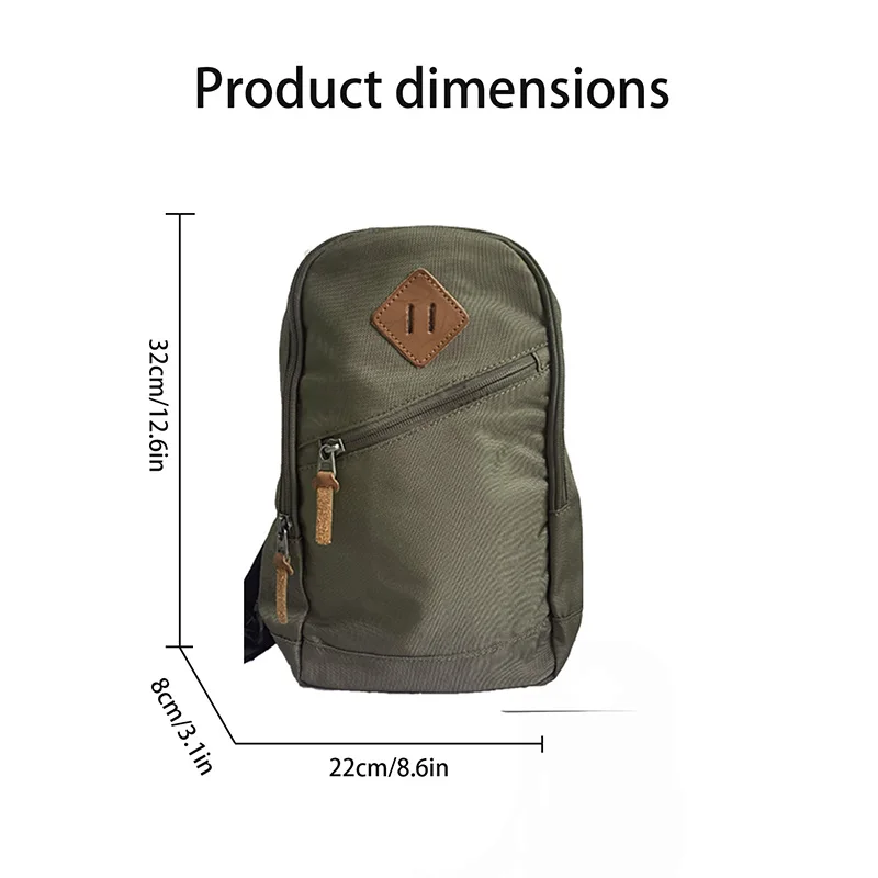 Bolsa cruzada diagonal para senderismo y montañismo al aire libre, transpirable e impermeable, bolso de pecho conveniente para hombres y mujeres