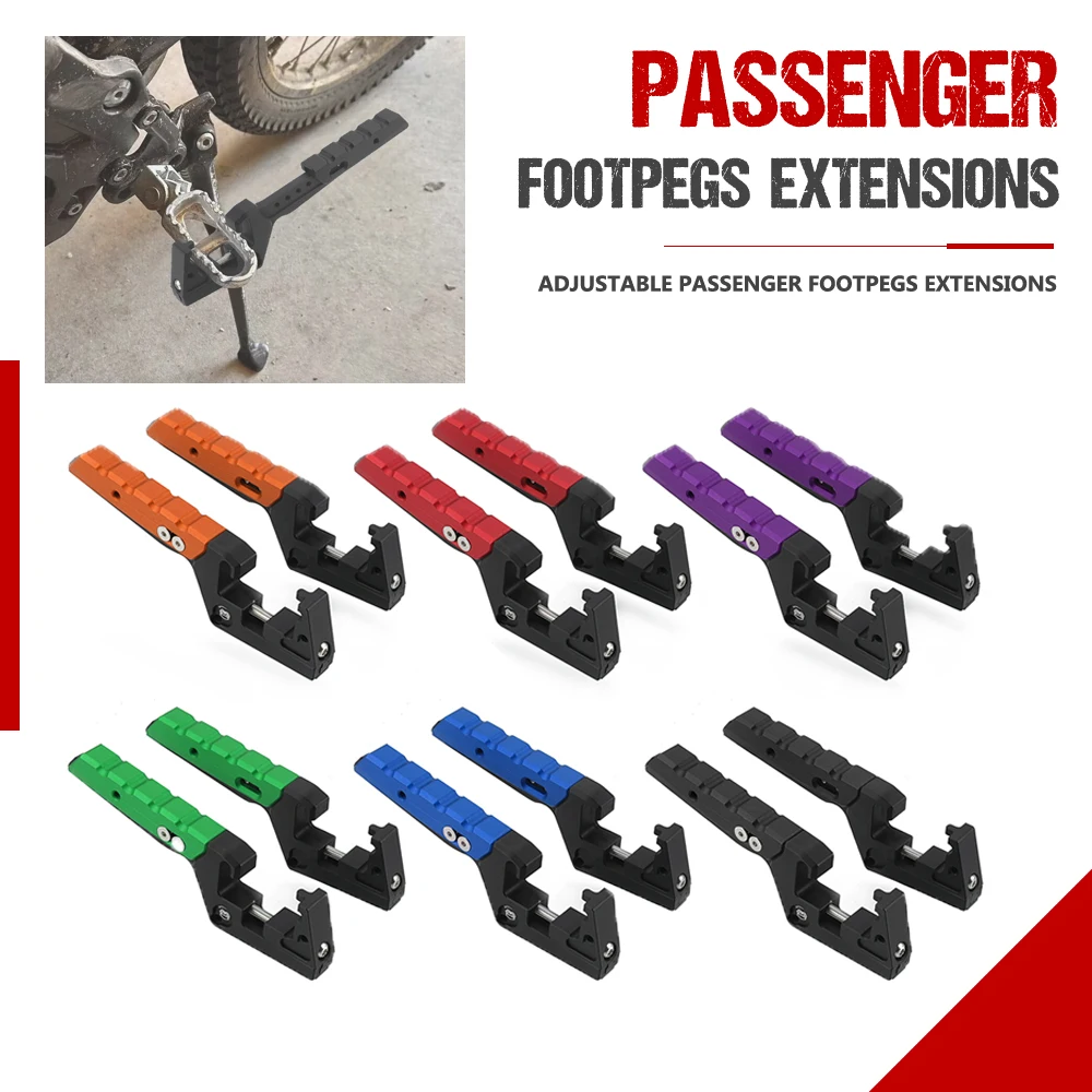 

NEW For Sur Ron Passenger Foot Peg Extensions Extended Footpeg Motocross Off-Road 110MM To 165MM For Sur Ron Light Bee X S/X/L1E