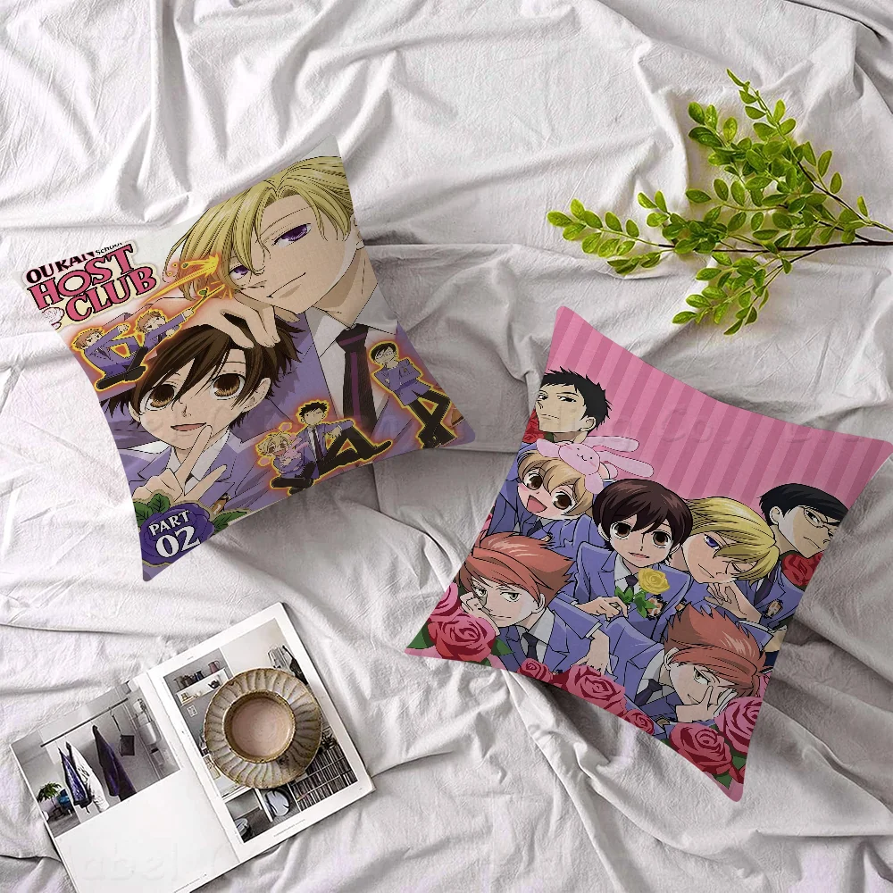 

Anime Ouran High School Host ClubPillow Gifts Home Office Furnishings Bedroom Sofa Car Cushion Cover Case 45x45cm