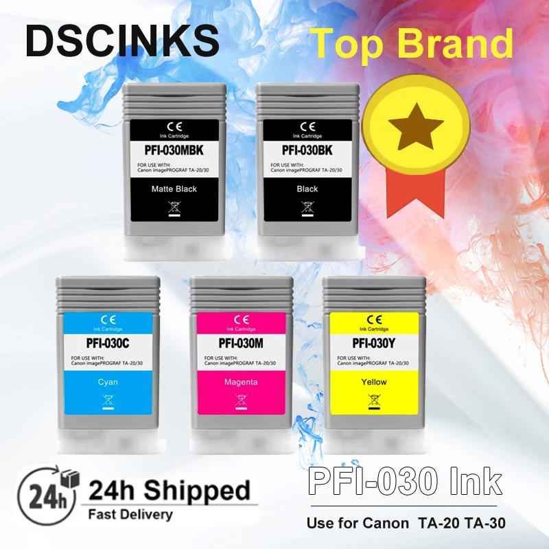 

55ml PFI-030 Ink for Canon PFI-030 Compatible Ink Cartridge For Canon imagePROGRAF TA-20 TA-30 TM-240 TM-340 Printer PFI 030
