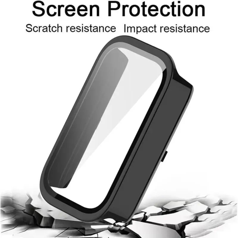 PC+Glas-Hülle für XIAOMI Smart Band 11 Active Displayschutz aus gehärtetem Glas für Xiaomi Mi Band 11 Active Schutzhülle – Detail 4
