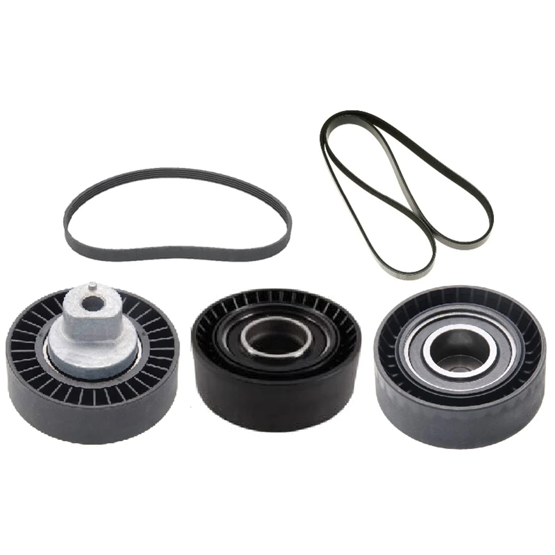 

Ремень натяжной ролик Pulley + ремень 5PK906 6PK1555 для BMW E36 E39 E34