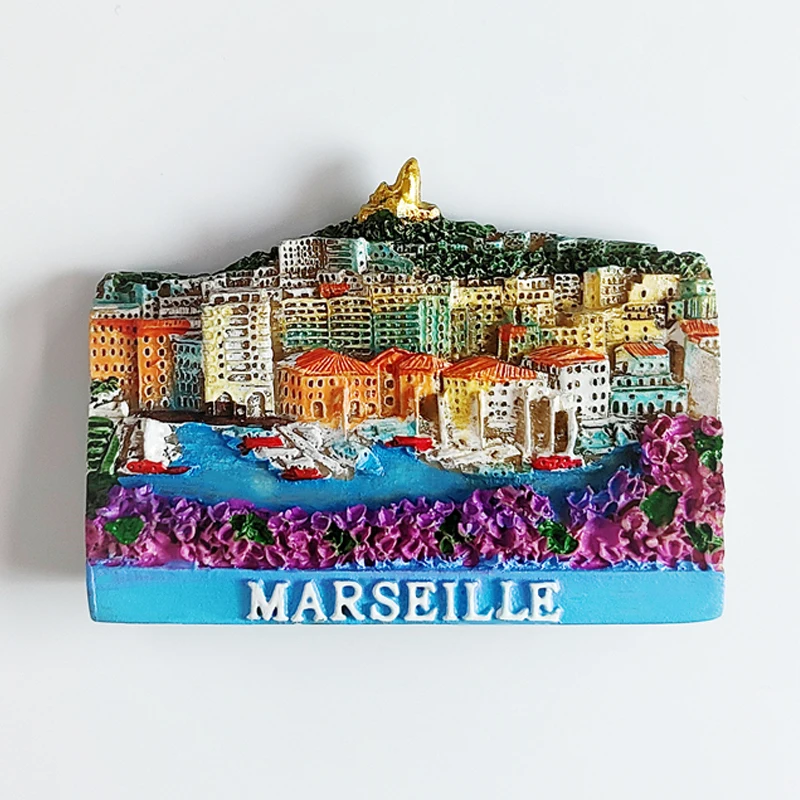 France Travelling Souvenirs Marseille Fridge Magnets Paris L'île de Ré Sarlat Lyon St Jean Alsace Fridge Stickders Wedding Gifts