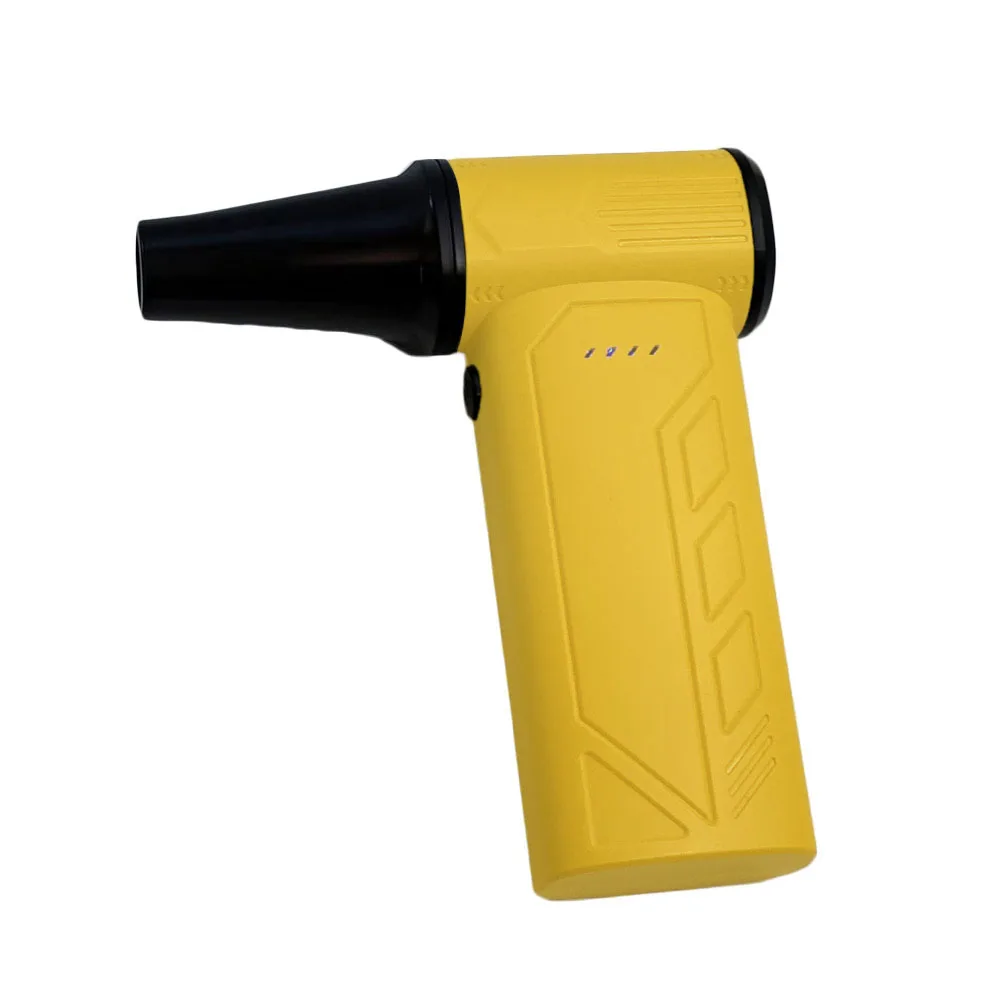 Turbo Jet Fan Spolverino elettrico portatile 100000 giri/min Strumento per soffiare la pulizia Auto che soffia neve 4 marce ricarica di tipo C regolabile