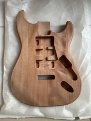 Mahogany Wood Electric Guitar Body, Unfinished DIY, DIY Custom Guitar, Barrel Part, 5.7cm Pocket Width, S T, High Quality