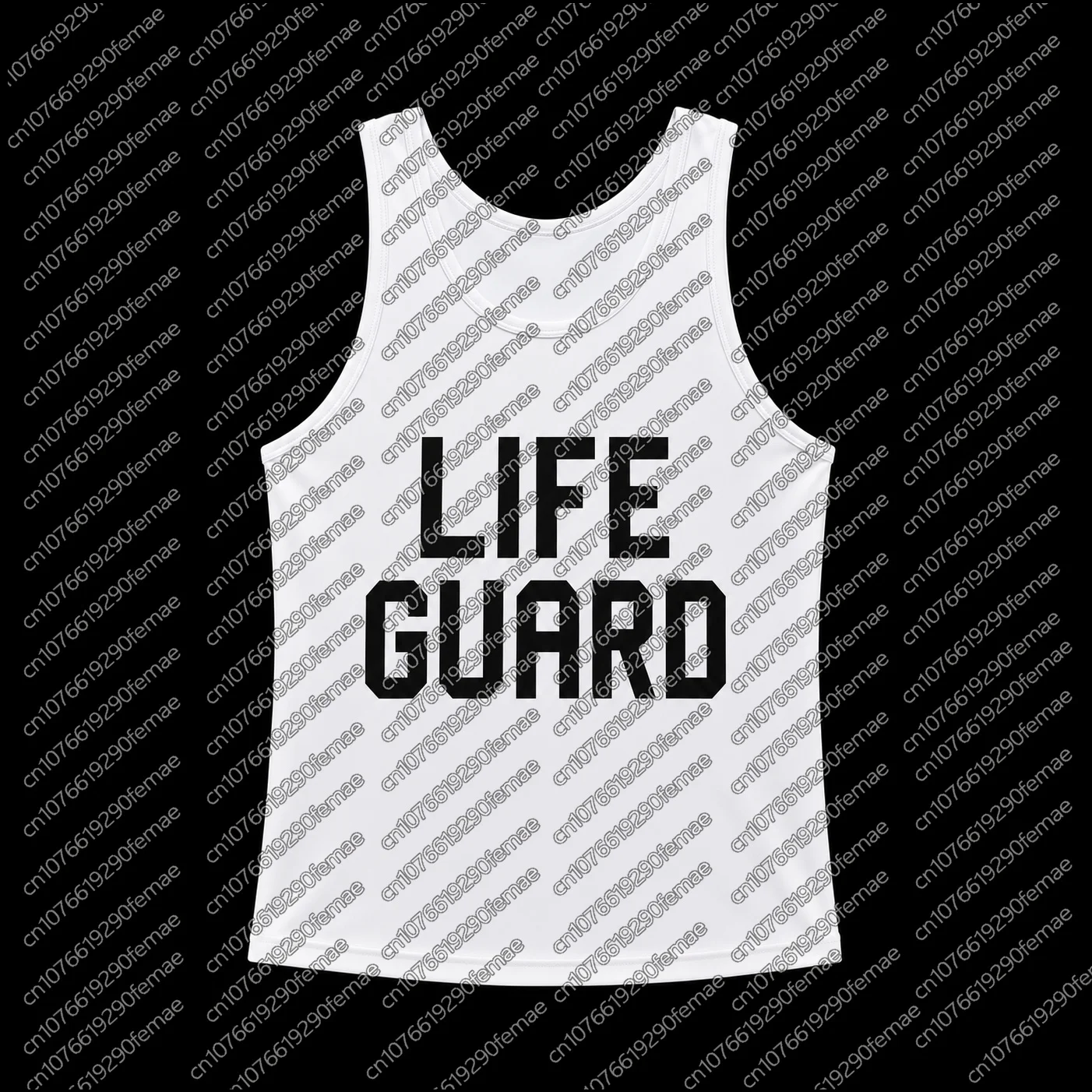 2026 Neues 20. Jubiläums-LIFE GUARD-Print-Weste Damen Sommer Koreanische Mode Locker Sitzendes Sport-T-Shirt zum Layering Tanktop – Detail 7
