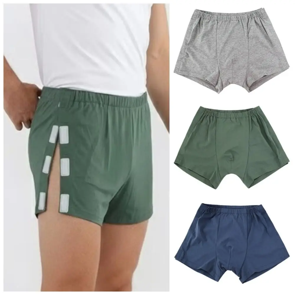 

Easy To Wear Men's Boxer Underwear Washable Skin-Friendly Open-Side Boxer Briefs Multifunctional Elastic Men Flat Panties