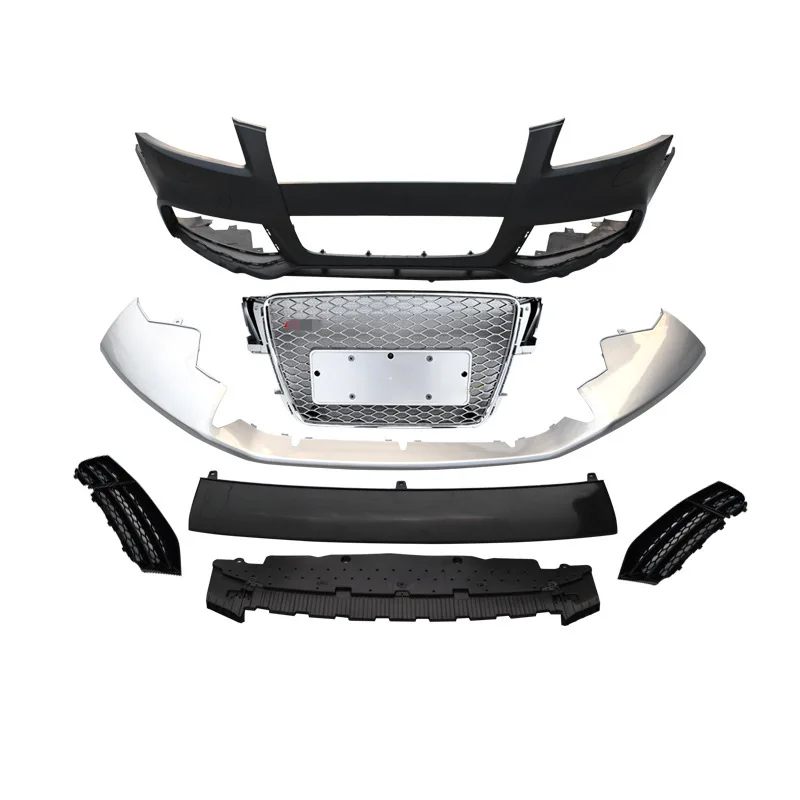 

Suitable for 08-11 Audi A5 S5 modification upgrade rs5 large surround with bumper middle net fog light frame