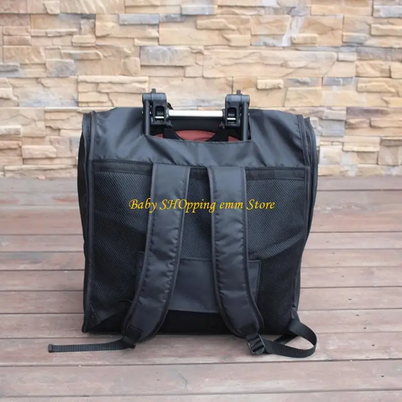 

23GD Watertight Pram Backpack Oxford Fabric Baby Strollers Bag Versatile Use for YOYO