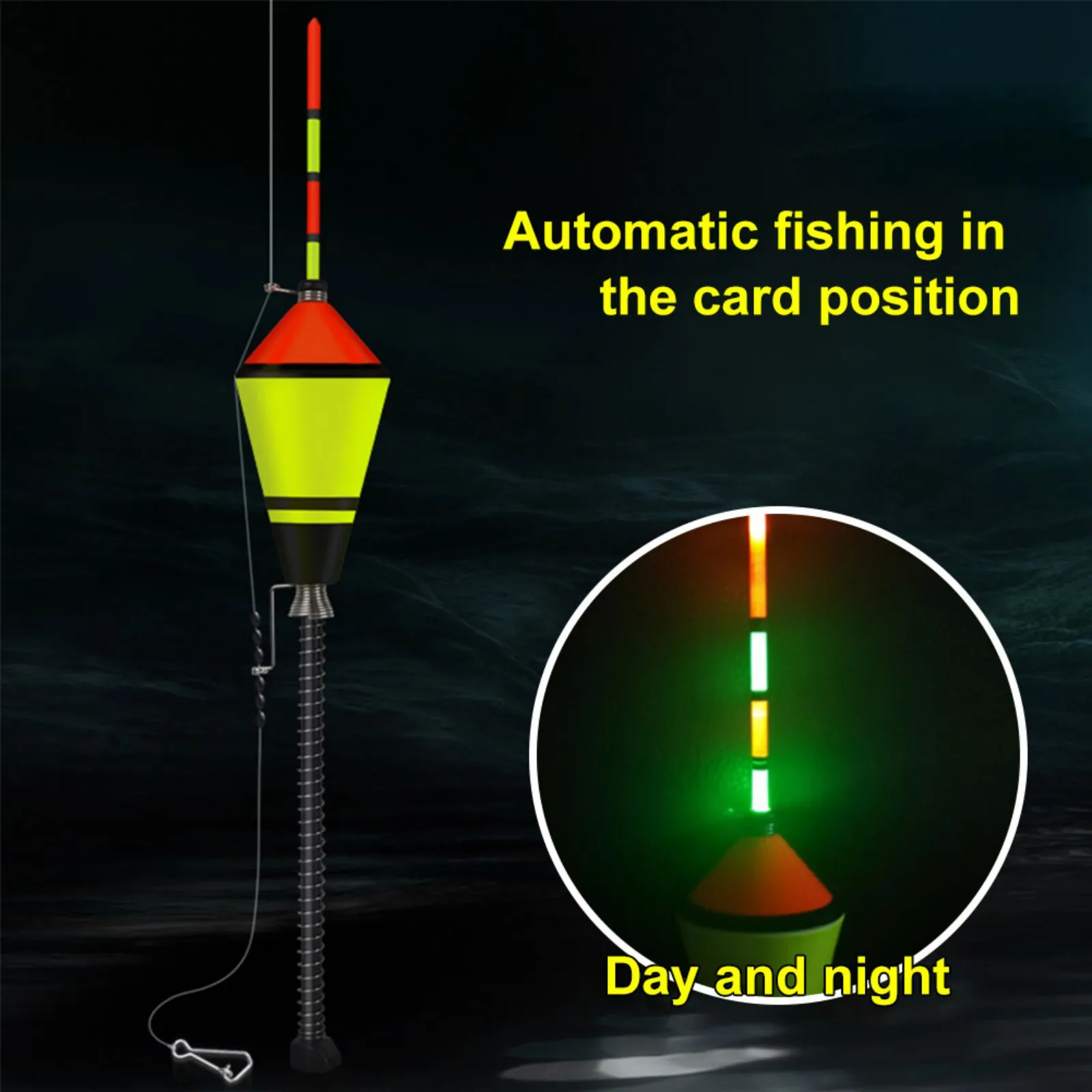 Portable Automatic Fishing Float Fishing Accessories Fast Fishing Bobber Set Fishing Float Device for fishing