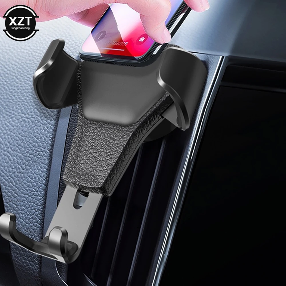 Universal Gravity Auto Phone Holder Car Air Vent Clip Mount Mobile Phone Holder CellPhone Stand Support For iPhone For Samsung