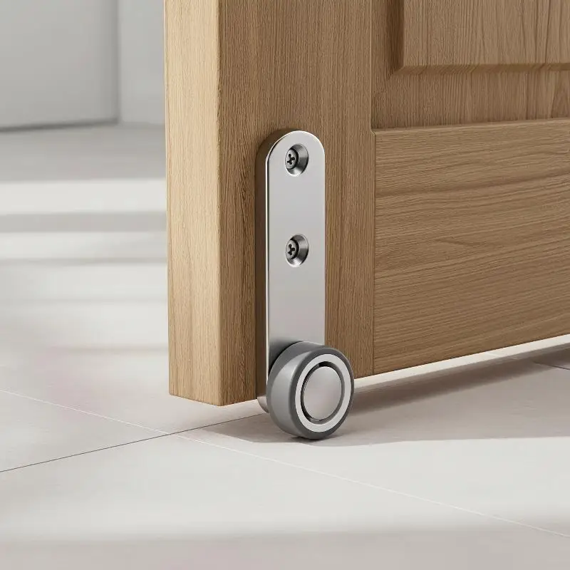 Droop Support Wheel Track System for Furniture Installation Durable Easy Setup for Wooden Sliding Door Wardrobe Repair Work