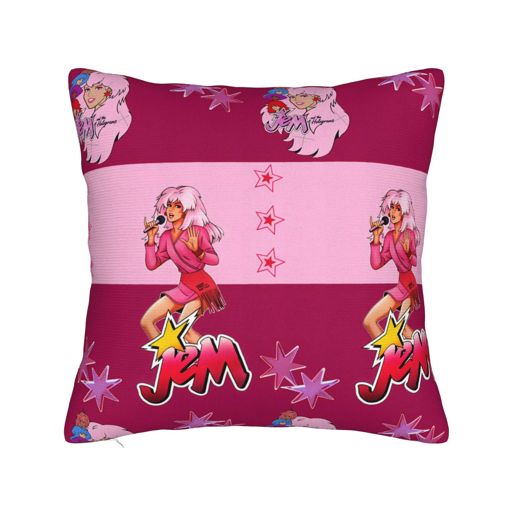 Pillow Case Jem And The Holograms Movie Custom  Pillow Cover For Living Room Chair Fashion Pillowcases