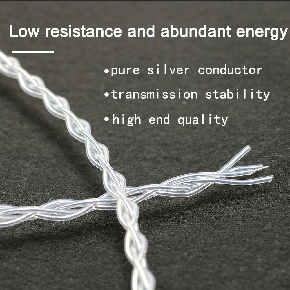 99.999 Pure Silver -190 Freeze Hook Up Wire 0.5mm 1mm DIY Audio Cable for Speaker Headphone Car Power Camera Audio Line