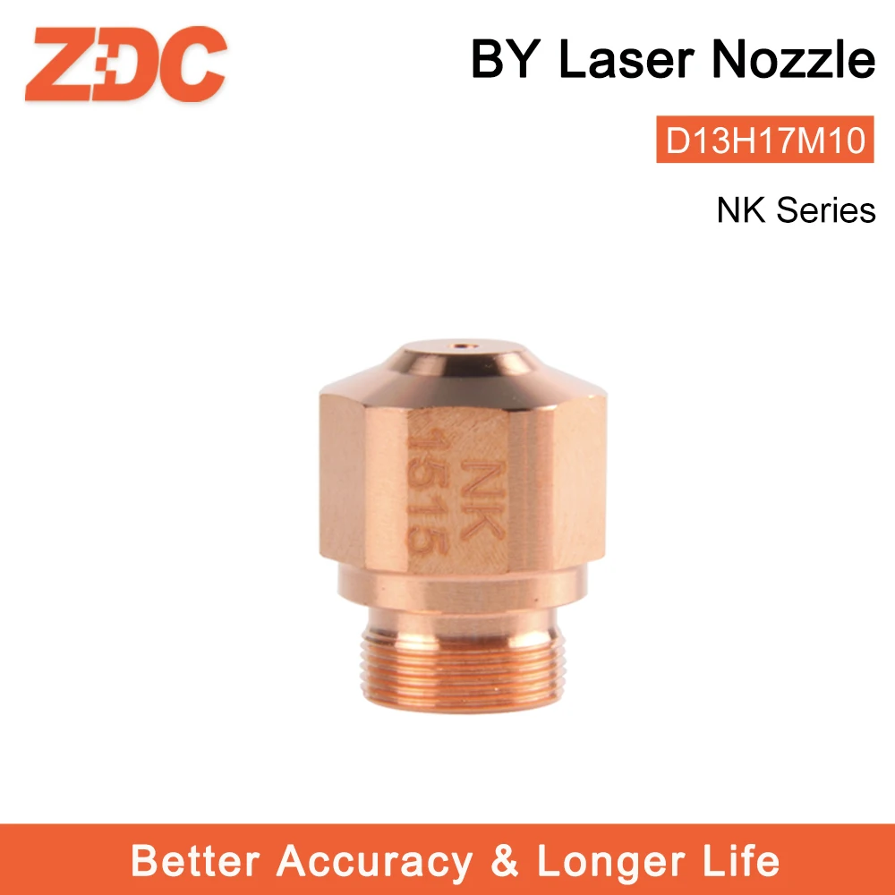 ZDC 10Pcs/Lot Laser Nozzles NK Series Nozzles High Pressure D13H17M10mm For Wholesale Byc Laser Cutting Machine