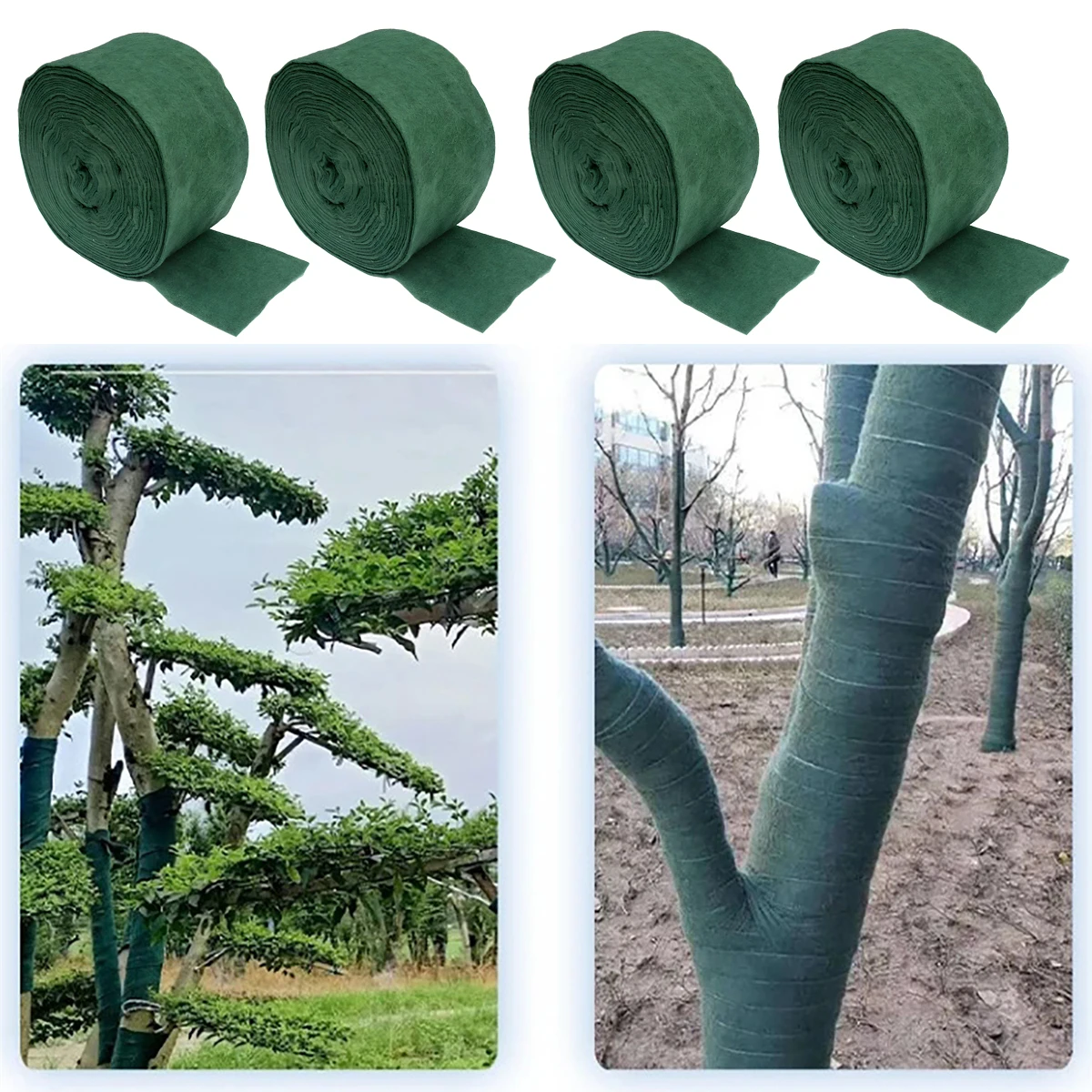 15/20m Tree Insulation Cloth Garden Park Street Plant Branch Moisturizing Cloth Tree Trunk Winter-Proof Guard Antifreeze Bandage