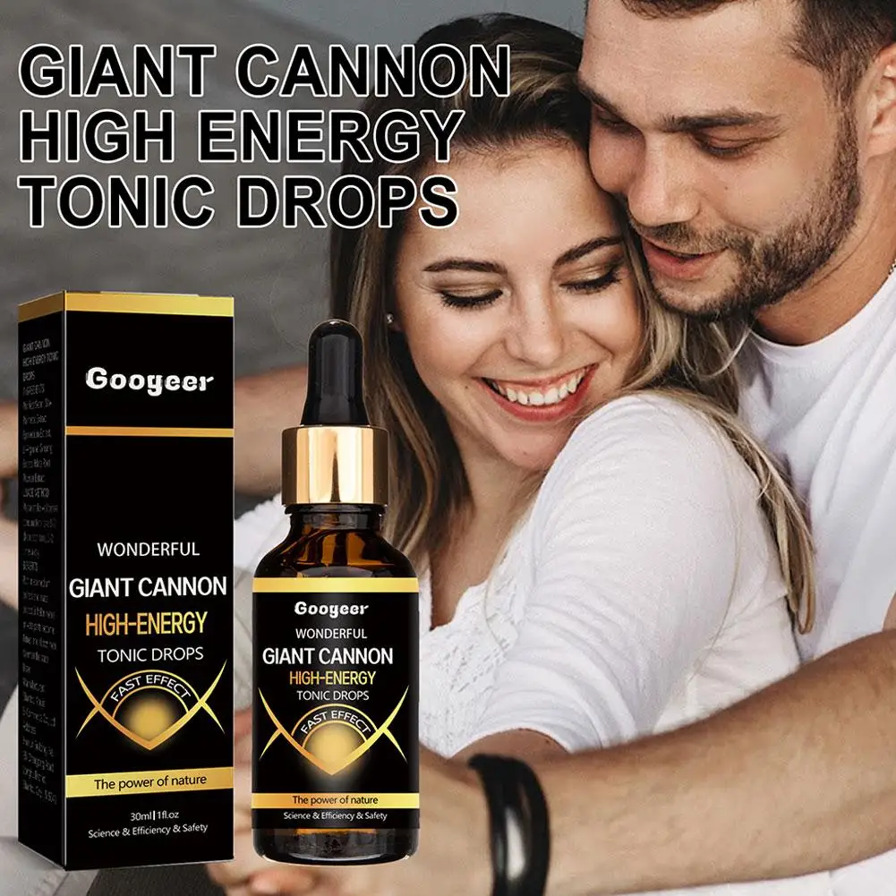 GIANT CANNON HIGH ENERGY TONIC DROPS Prostate Relief Drops Prostatitis Treatment for Men Improve Kidney Function Health Car M3I0