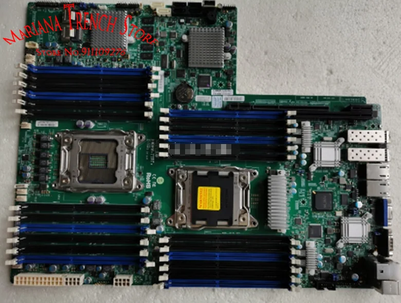 X9DRW-7TPF+ for Supermicro Motherboard LGA2011 Xeon Processor E5-2600 V1 V2 Family DDR3 24x DIMM SATA3 SAS2