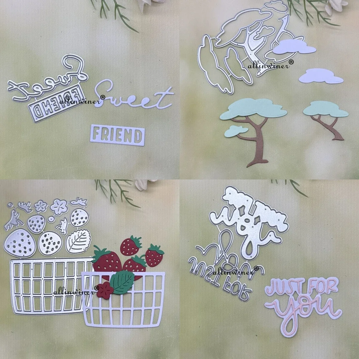 

Металлические вырубные формы-трафареты для букв и деревьев для скрапбукинга, декоративного тиснения и рукоделия