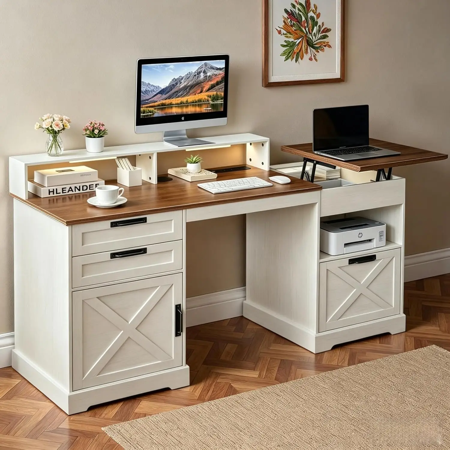 Lift Top Executive Desk 63