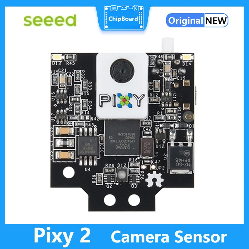 Máquina de reconhecimento de imagem com Vision Camera, Pixy 2, CMUcam5, Sensor LPC4330, 204 MHz, Aprendizagem Track Lines