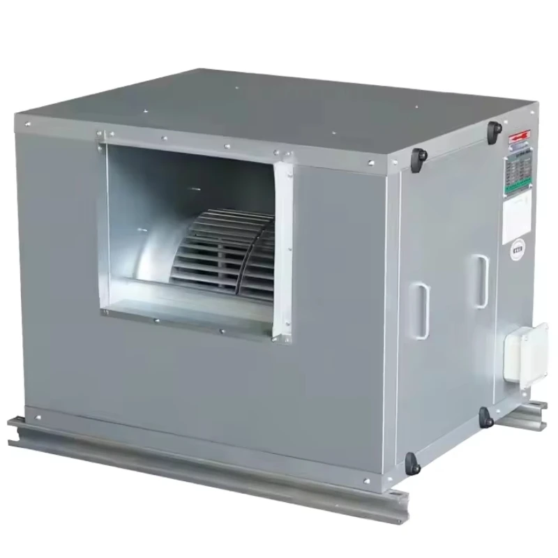 Commercial ventilation box fan 5000 m ³/h capacity single-phase AC motor positive bl double centrifugal 380 V