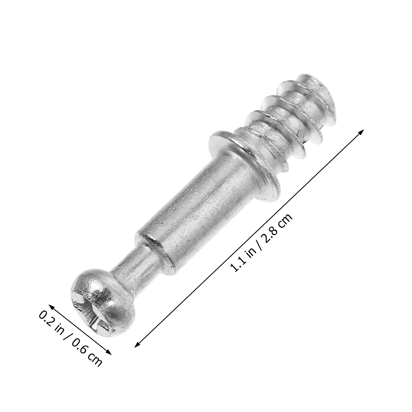 

50 Sets Furniture Connecting Kits Pre-Inserted Nut Cam Fitting Zinc Alloy Nuts Metal Silver Hardware Wood Fixing Tools