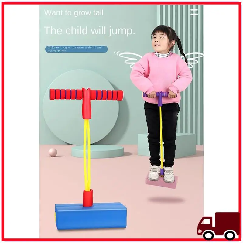 

Highly Recommended Children's Jumping Pole Toy Indoor & Outdoor Sports Game Balance Training Foam Spring Jumping Machine Holiday