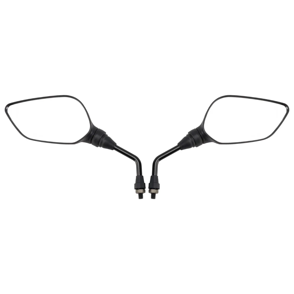 

2PCS BLACK PAIR REAR VIEW MIRRORS LEFT & RIGHT Replacement Accessories FOR BAJAJ PULSAR 135 PULSAR NS 125