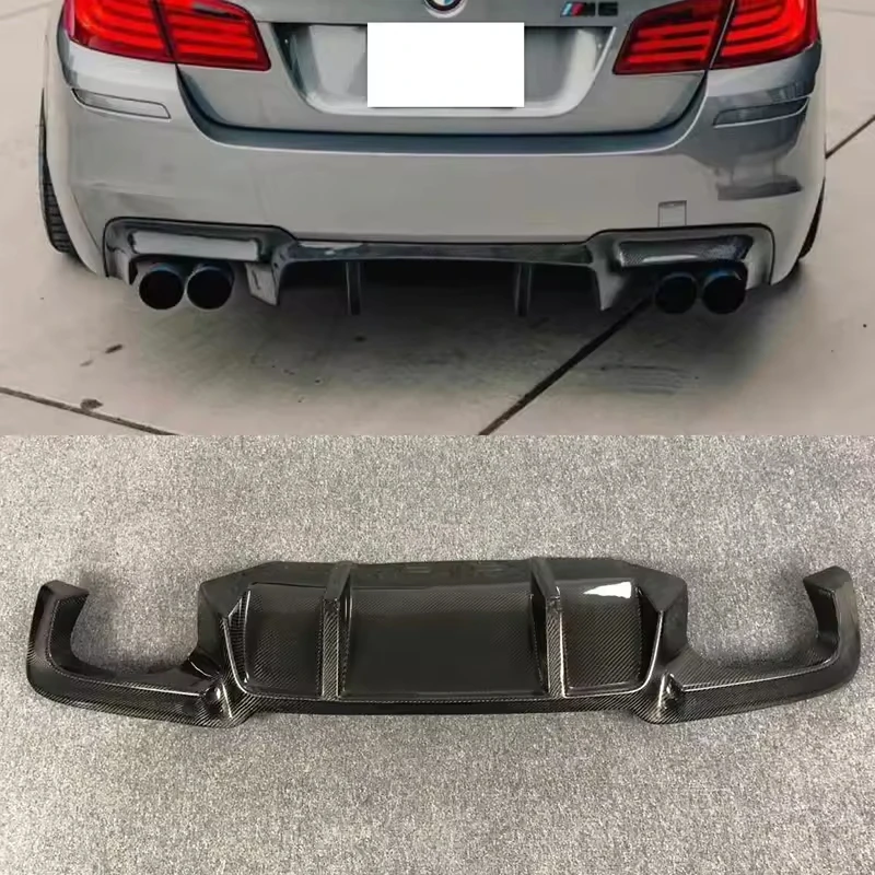 Carbon Fiber Rear Diffuser For Bmw F10 5 Series M5 Mp 520 525 530,100% tested well