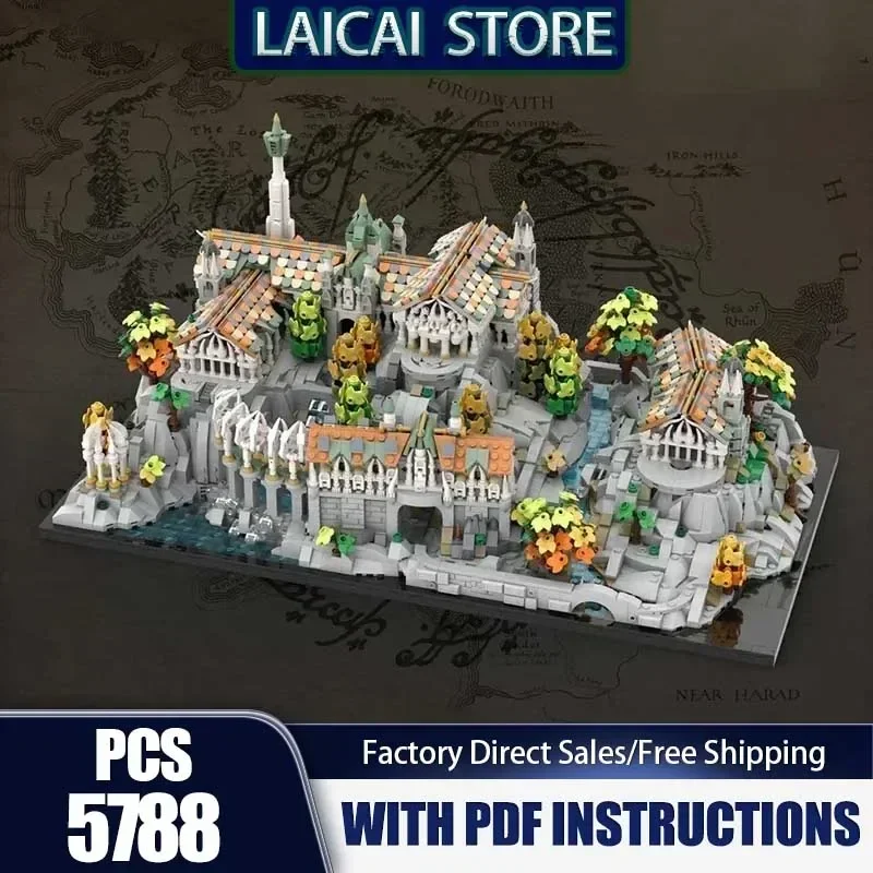 

Popular Movie Mode Moc Building Blocks Mini Craft Castle Technical Street View Bricks DIY Assembly Construction Holiday Gift Toy