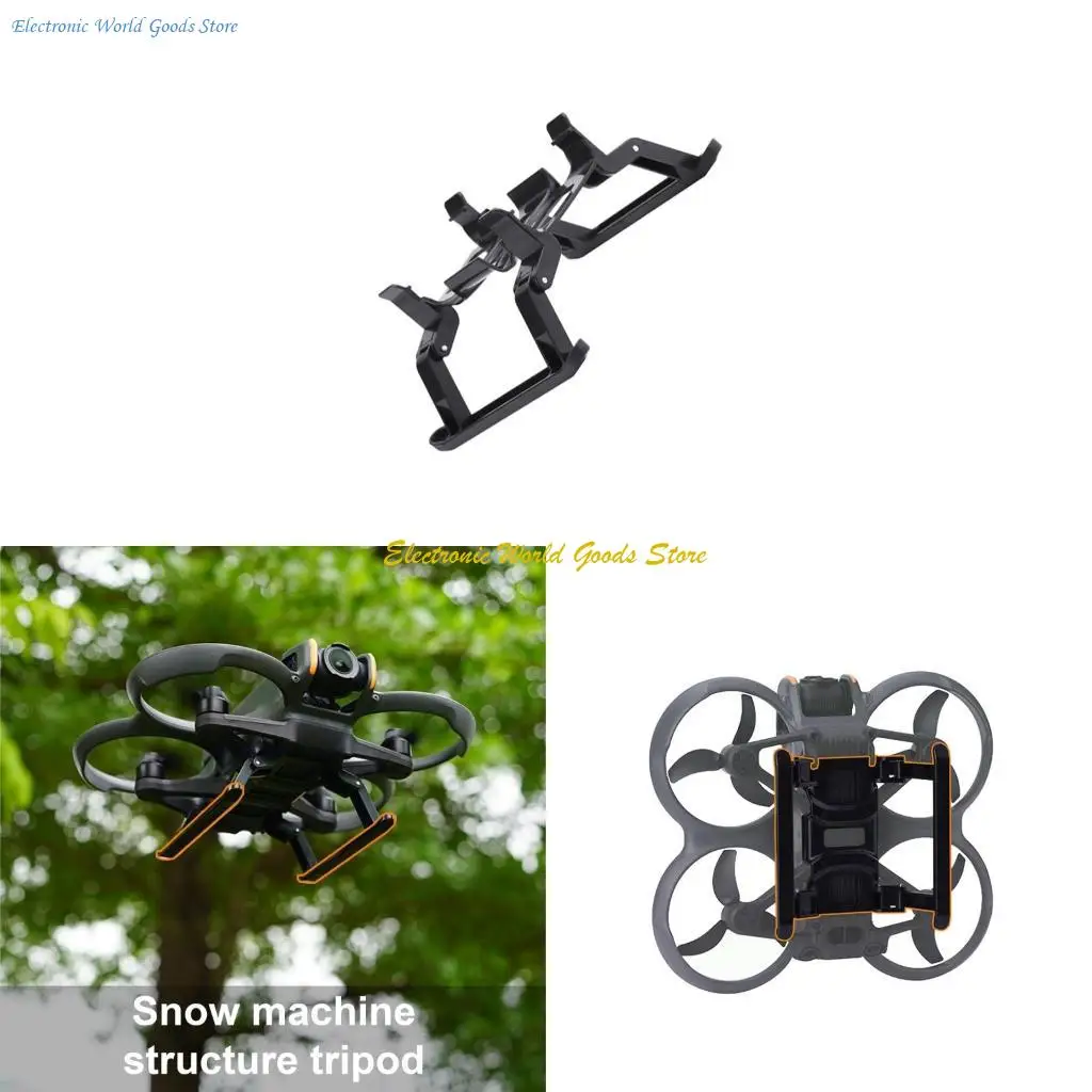 Extensiones pies aterrizaje protectores A3PD para avata 2, estructura liviana, no necesita eliminar plegar